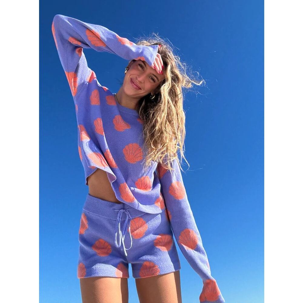 NWOT Beach Riot Balboa Short in Siren Shells size small